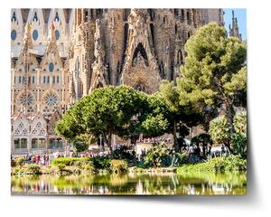 Sablio Plagát Barcelona Sagrada Familia - 60x40 cm