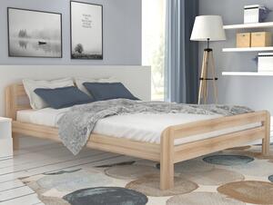 Moderná posteľ DALLAS 160x200 drevená BOROVICA
