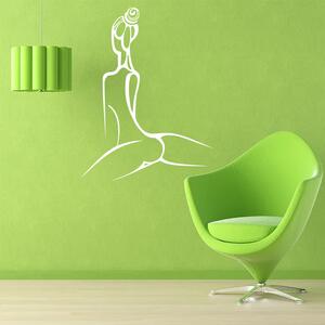Sablio Samolepka na stenu: Lady design 3 - 47x60 cm