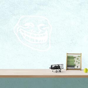 Sablio Samolepka na stenu: Meme troll face - 60x56 cm