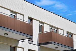 Balkónová zástena sivej farby 100x700cm Veľkosť (cm): 80X500 cm