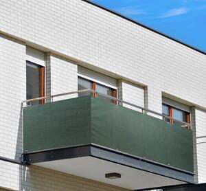 Balkónová zástena Hnedej farby 80x600cm Veľkosť (cm): 70X600 cm