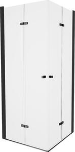 Mexen Lima Duo sprchovací kút 70 x 70 cm, číre sklo-čierny profil, 856-070-070-50-00-02