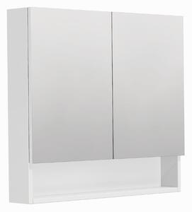 Zrkadlová skrinka SAT Cubeway 80x14x72 cm lamino biela lesk GALCU80BL