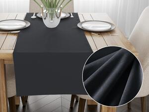Biante Zamatový behúň na stôl Velvet Prémium SVP-004 Antracitovo sivý 35x160 cm
