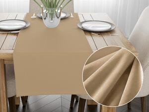 Biante Zamatový behúň na stôl Velvet Prémium SVP-006 Pieskovo béžový 35x120 cm