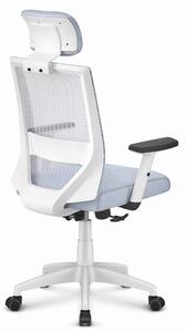 PreHouse HC- 1021 Grey White FABRIC otočná kancelárska stolička