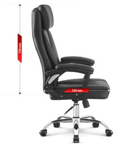 PreHouse Otočná kancelárska stolička Hell's Chair HC-1023 Black