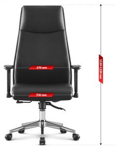 PreHouse Otočná kancelárska stolička Hell's Chair HC-1026 čierna