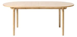 Rozkladací jedálenský stôl v dekore duba 100x190 cm Carno – Unique Furniture