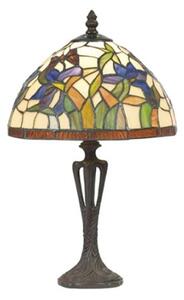 Diskrétna stolová lampa ELANDA, Tiffany štýl 41 cm