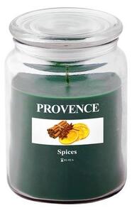 Provence Vonná sviečka v skle PROVENCE 95 hodín korenie