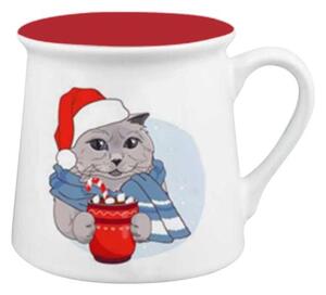 Vianočný keramický hrnček TORO 310ml mačka