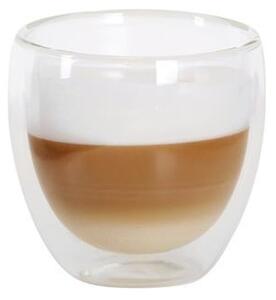 TORO Sklenený hrnček Cappuccino TORO dvojité borosilikátové sklo 250ml