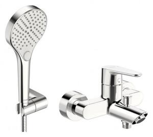 HANSA VANTIS SET 4v1 batéria vaňová nástenná 52442263 so setom Viva, chróm 440107