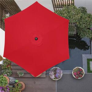 PreHouse Záhradný slnečník 250 cm, červený