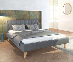 Manželská posteľ 140x200 cm MALMO TRINITY GRAFIT