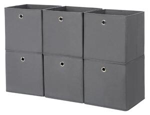 Prehouse Úložné boxy, sada 6 ks, šedé - RFB02G-3