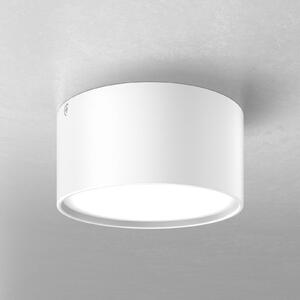 Stropné LED svetlo Mine v bielej, Ø 12 cm