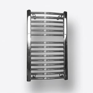 Kúpeľňový radiátor oblý Stelrad Madrid 420 x 900, rebríkový, chróm