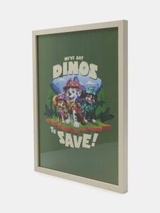 Sinsay - Plagát v ráme PAW Patrol Dino Movie - viacfarebná