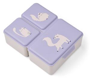 Svačinový box Driss Cat / Warm lilac 1,2 l