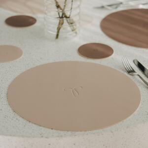 Oboustranné prostírání Bow Creme Ø 35 cm
