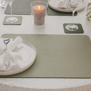Oboustranné prostírání Oblong Green Heart