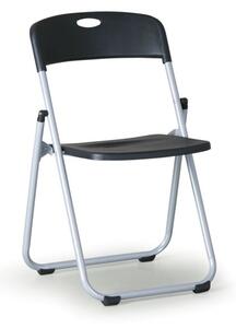Skladacia stolička CLACK, čierna