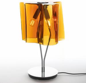 Stolná lampa Artemide Logico 64 cm tabak/chróm