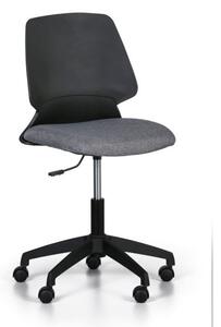 Kancelárska stolička CROOK, sivá