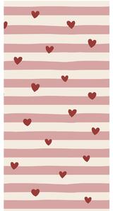 Papierové servítky Red hearts / Pink Stripes – 16 ks