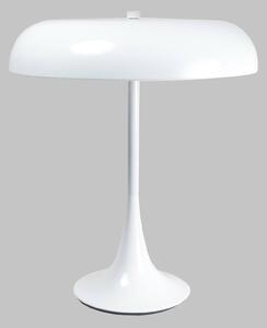 Biela lakovaná stolová lampa Madison