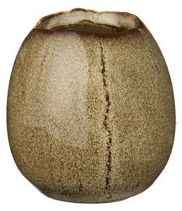 Mini vázička Egg-shaped Brown 6,5 cm