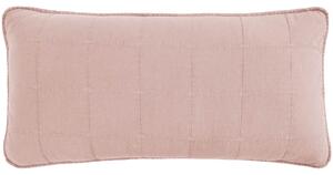 Prešívaný poťah na vankúš Dusty Pink 50 × 90 cm