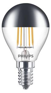 LED Žiarovka so zrkadlovým vrchlíkom DECO Philips P45 E14/4W/230V 2700K