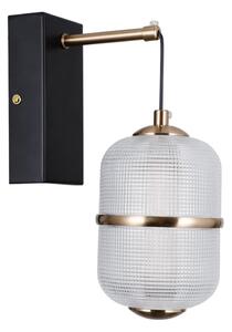 ITALUX WL-34375-1-BK - LED nástenné svietidlo ALANI LED/6W/230V 3000K čierna/zlatá