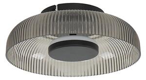 ITALUX WL-36482-GR-LED Stropné svietidlo PASSO LED/8W/230V 3000K priemer 25 cm dymové/čierne