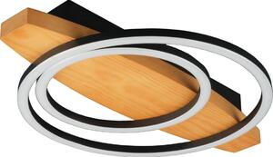 LED stropné svietidlo MELISA LED/28W/230V 30x40 cm borovica