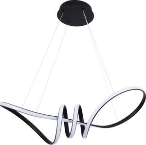 LED Luster na lanku FLAVIA LED/44W/230V čierny