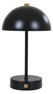 Lesklá čierna LED stolová lampa (výška 25 cm) Holt – House Nordic