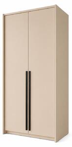 Skriňa, piesková farba, 105 x 217,2 x 65 cm