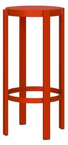 Červená Barová stolička Doon – 65 cm 65 × 35 × 35 cm NOO.MA