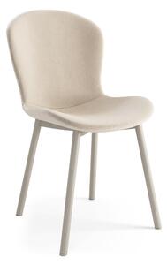 FIORA Béžové (látka Apia 453) / sivobéžový rám (kašmír) - MODERNÁ ČALÚNENÁ STOLIČKA DO OBÝVAČKY/ JEDÁLNE LOFT