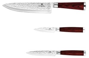 BERLINGERHAUS Súprava nožov nerez 3 ks Ebony Line Rosewood BH-2485