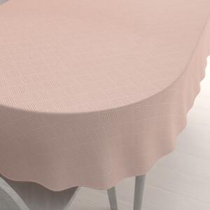 Biante Teflónový oválny obrus Milano TF-048 - svetlo ružový 80x120 cm