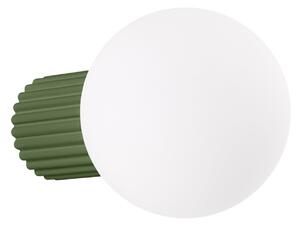 Nástenné Svietidlo SOLLUX LIGHTING, ORBI, stmievateľné, Zelená, Kúpeľňa, Hliník