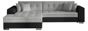 Rohová rozkladacia sedačka PALERMO, 294x80x196 cm, sawana21/madryt14, lavá