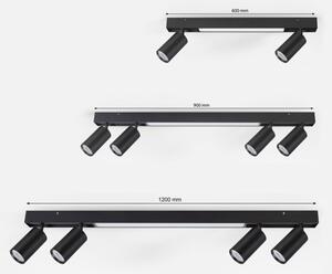 Brilagi - LED bodové svietidlo SELE 4xGU10/30W/230V + LED/25W čierna