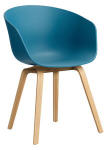 Jedálenská stolička AAC 22, Oak / Azure blue – HAY
